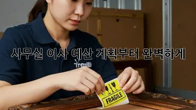 사무실 이사, 예산 계획부터 완벽하게!